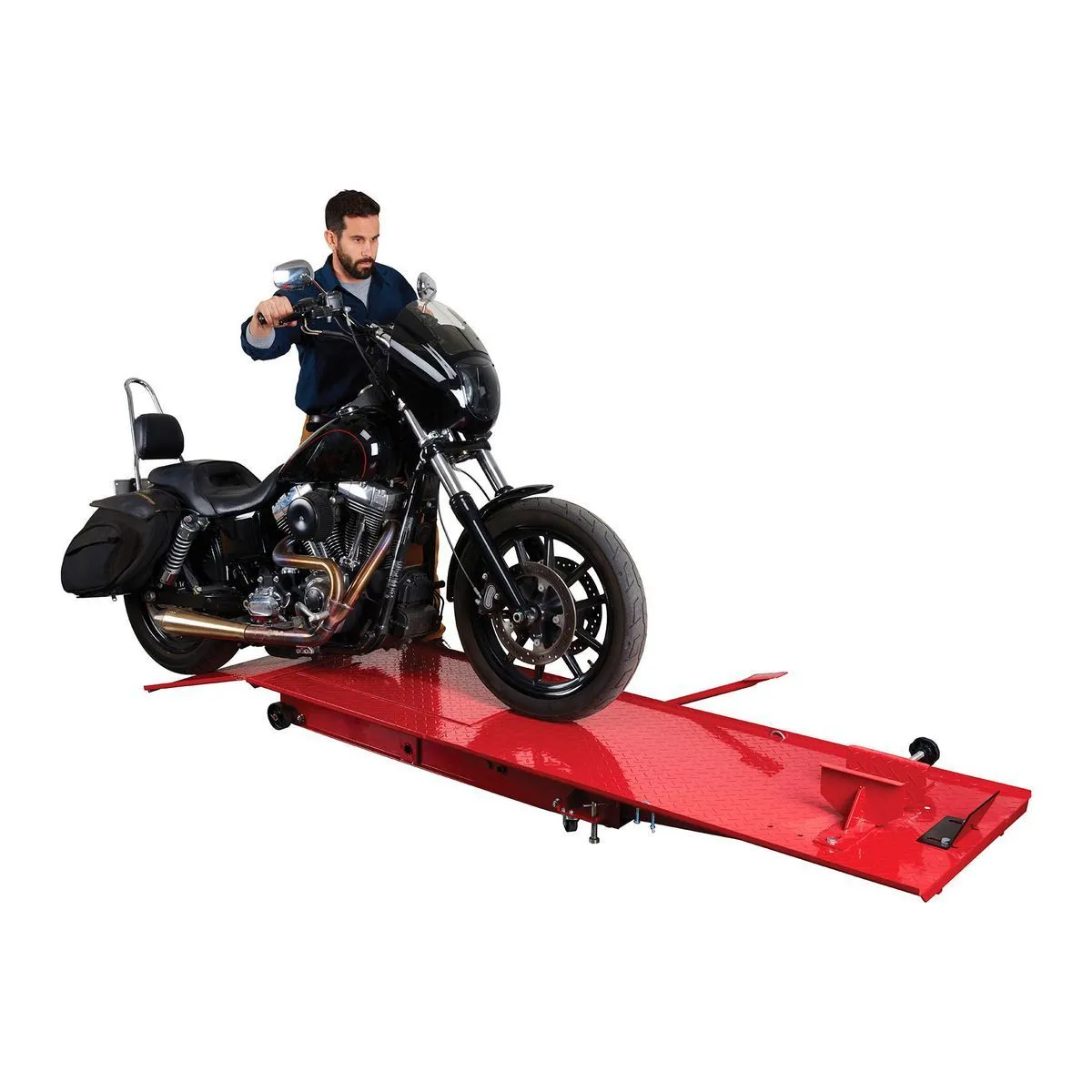 Motorcycle Lift 1000 LB (1/2 Ton) Capacity Lift ATV Lift Bike Stand Jack Table
