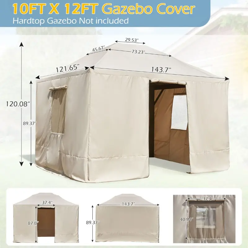 Outdoor Cover for Hardtop Gazebos