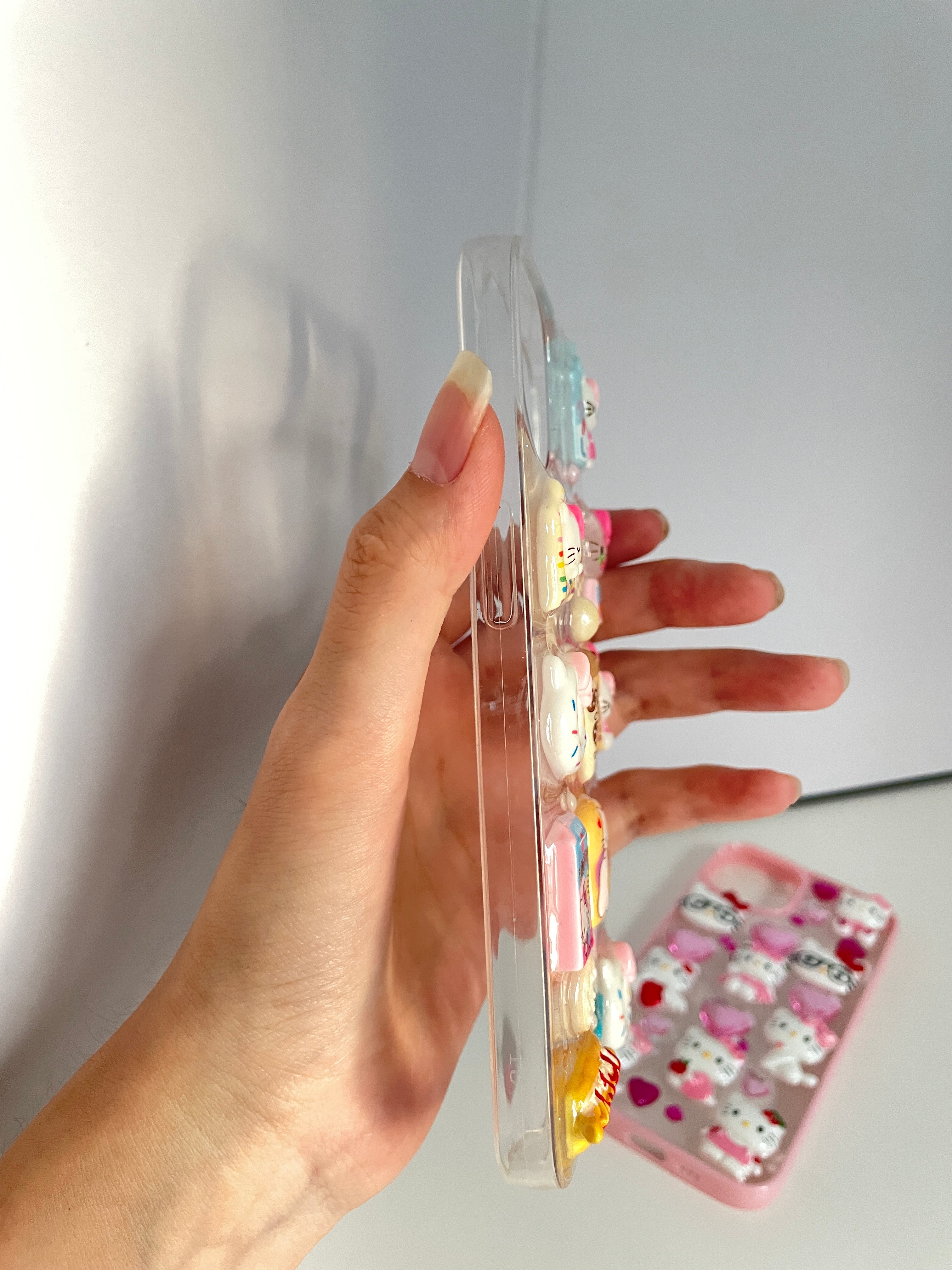Hellokitty Stickers Soft Phone Case