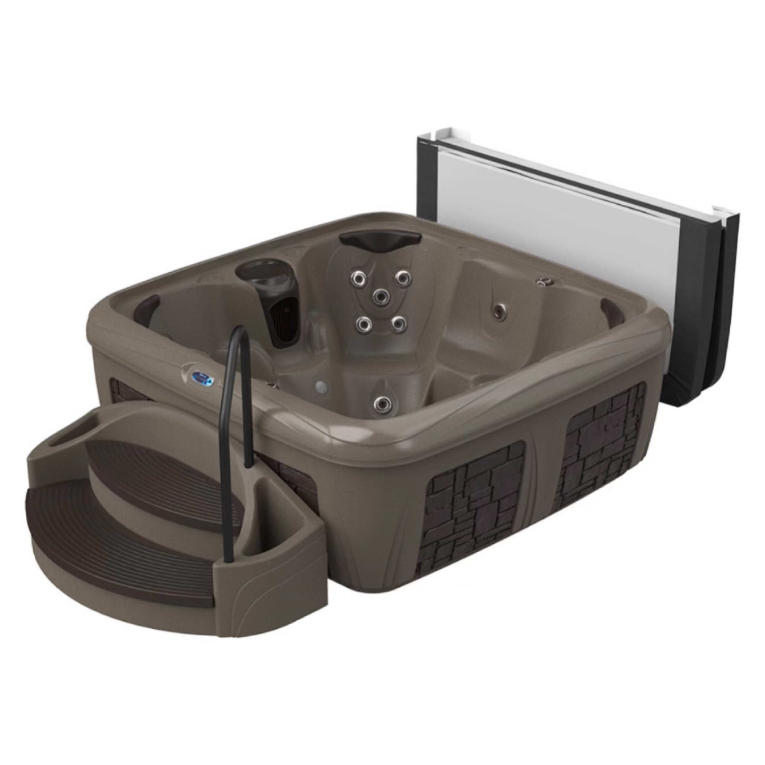DayDream 3500 Ensemble 7-Person 35-Jet Plug & Play Hot Tub with Ozonator AR4-HU2-WTBE
