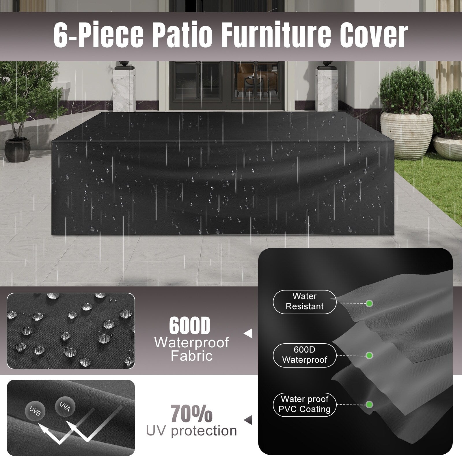 Patio Furniture Set , Outdoor Sectional Sofa Set