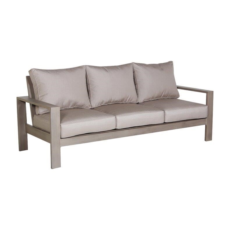 Windcrest Metal 6 - Person Seating Group with Sunbrella Cushions