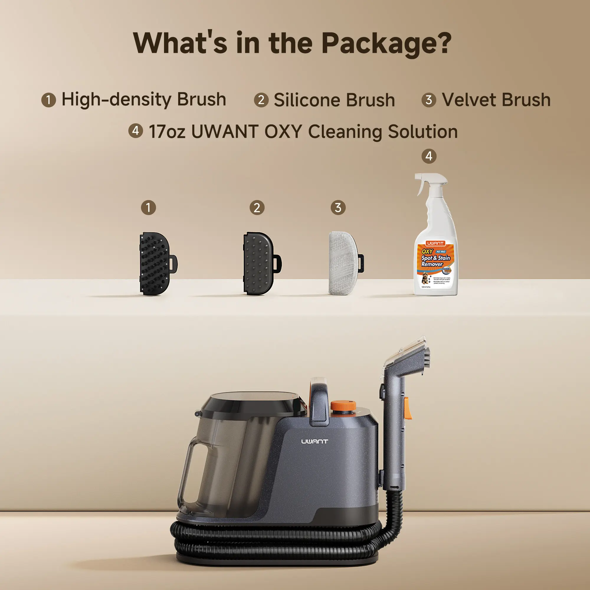Portable Carpet Cleaner Machine ZY, 18000Pa