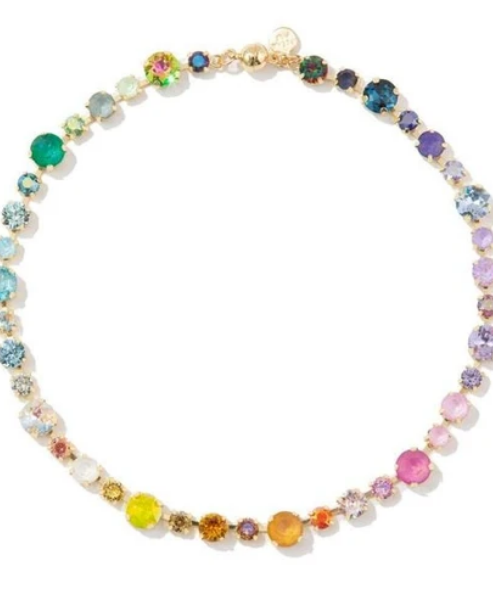 🌈 Rainbow Gemstone Necklace