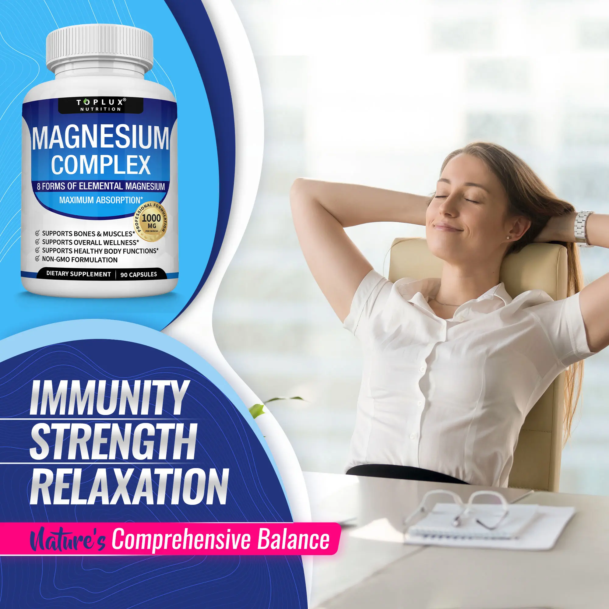 Magnesium Complex Capsules, 8 Forms