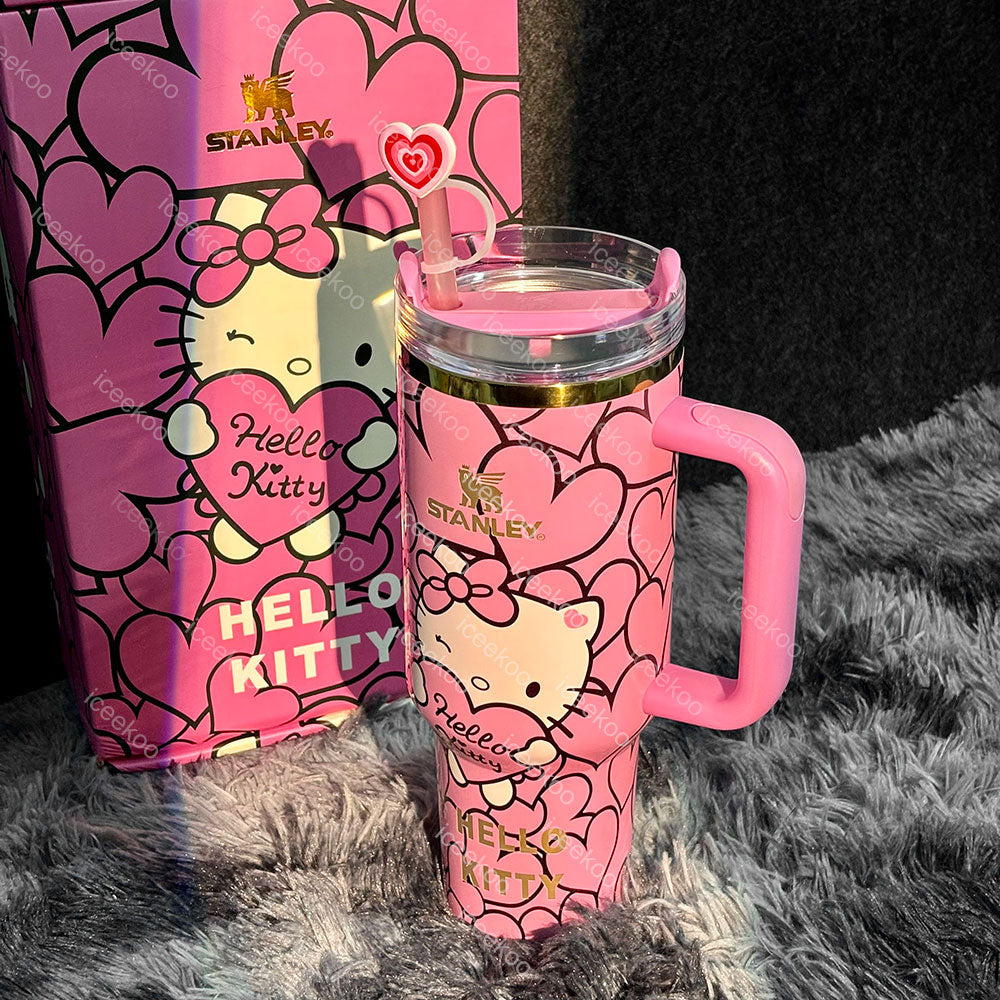 40oz Pink Kitty Tumbler 🚢Free Shipping🚢