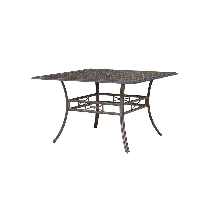 Millner Square 8 - Person 60'' Long Bar Height Dining Set with Cushions