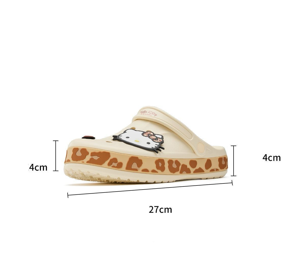 Hello Kitty Leopard-print Clogs Sandal Shoes