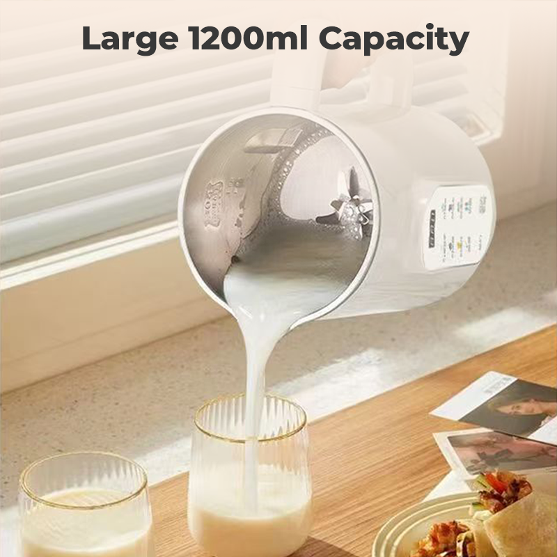 🔥 LAST CHANCE! 50% OFF 🔥 Multifunctional Nut Milk Maker – Make Almond, Oat & Soy Milk in Minutes! 🌰🥛