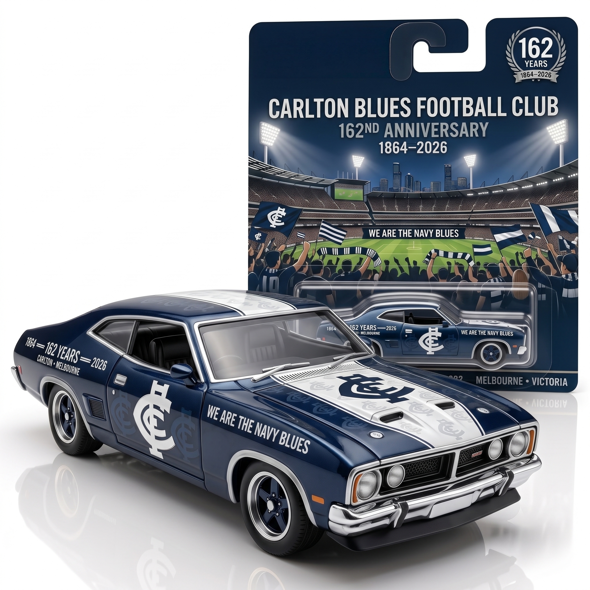 162‑Year Tribute Hardtop Classic Australian Muscle Car Collectible Model