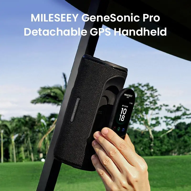 Golf GPS Rangefinder Speaker with Touchscreen