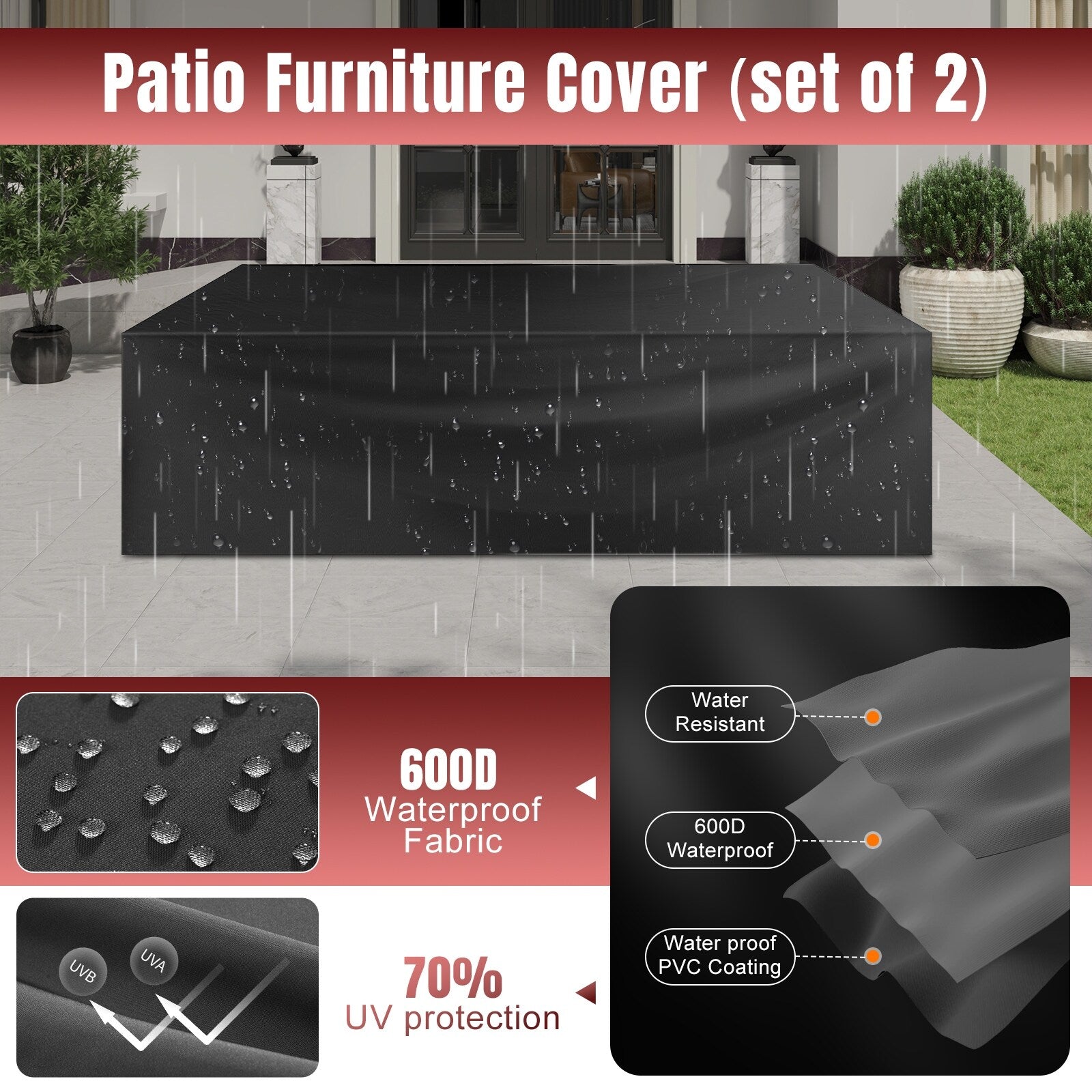 Patio Furniture Set , Outdoor Sectional Sofa Set