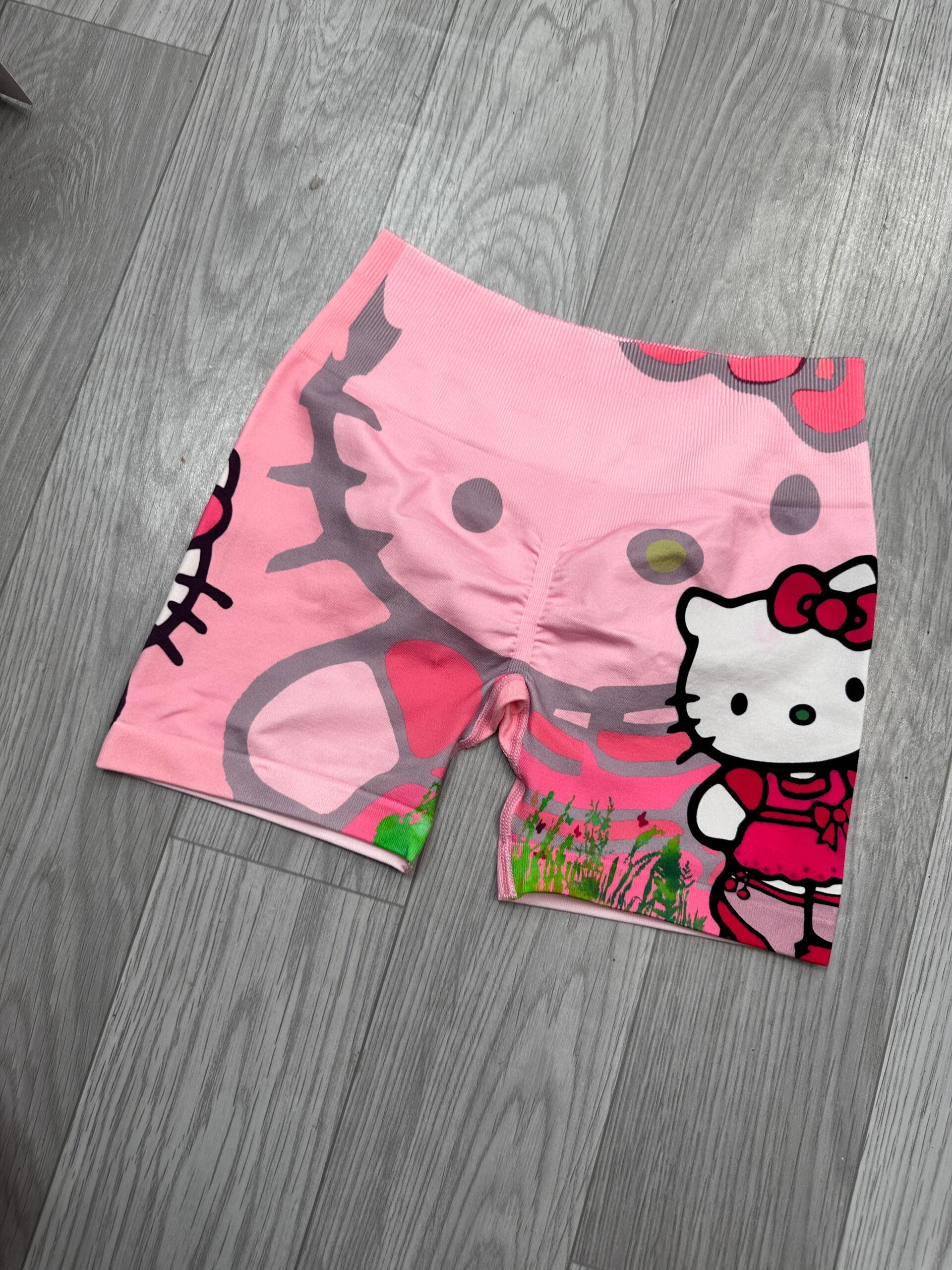 Hellokitty Workout Shorts Gym Yoga Running Sport Fitness Shorts