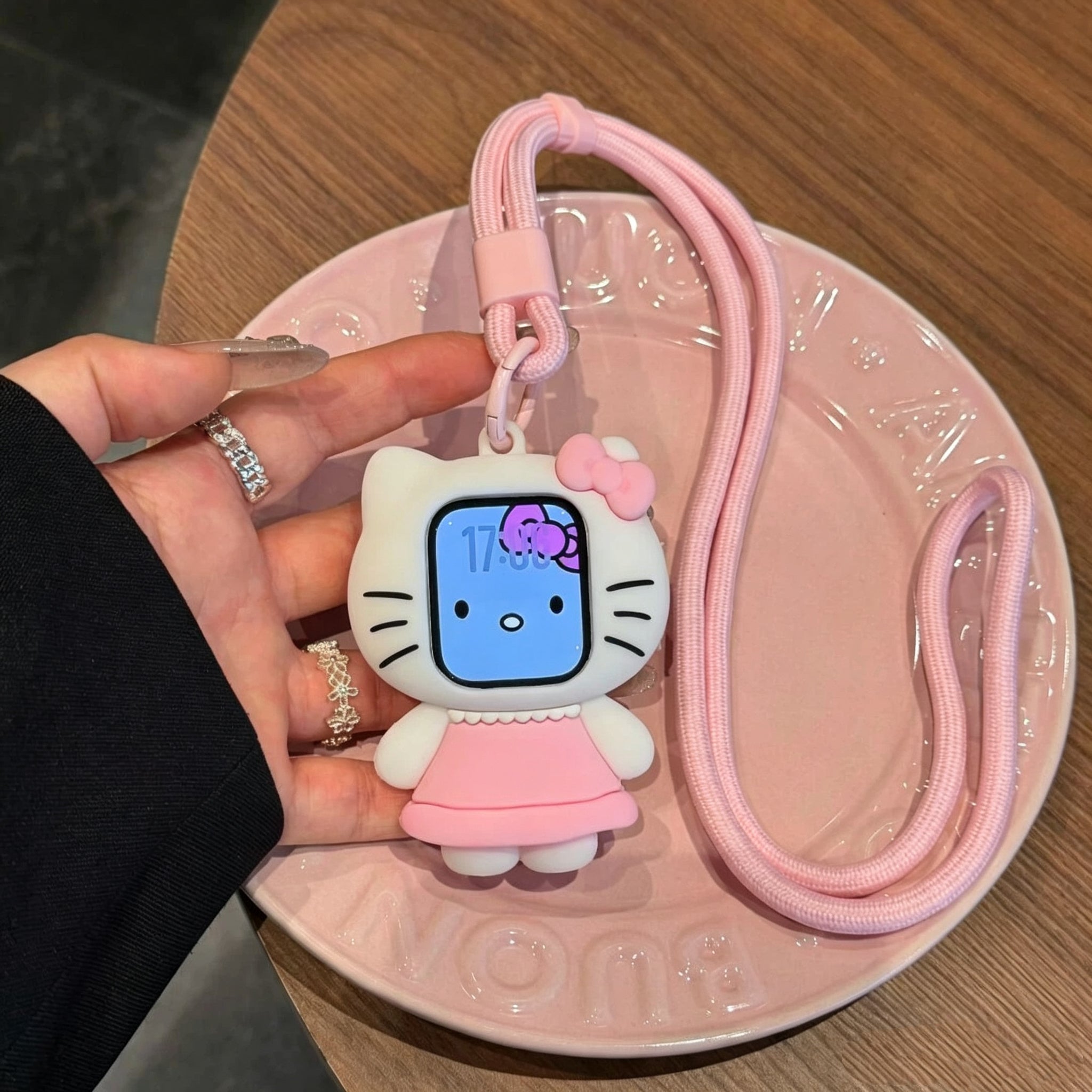 Hellokitty Shape Silicone Apple Watch Case