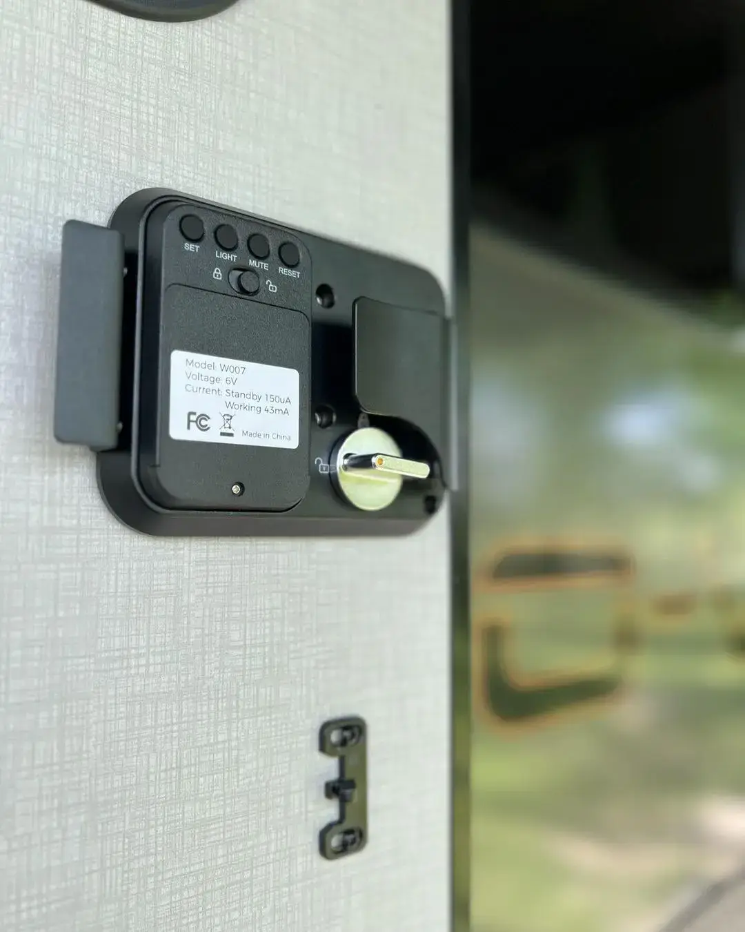 RV Keyless Entry Door Lock - 3-in-1 with Full Metal Security