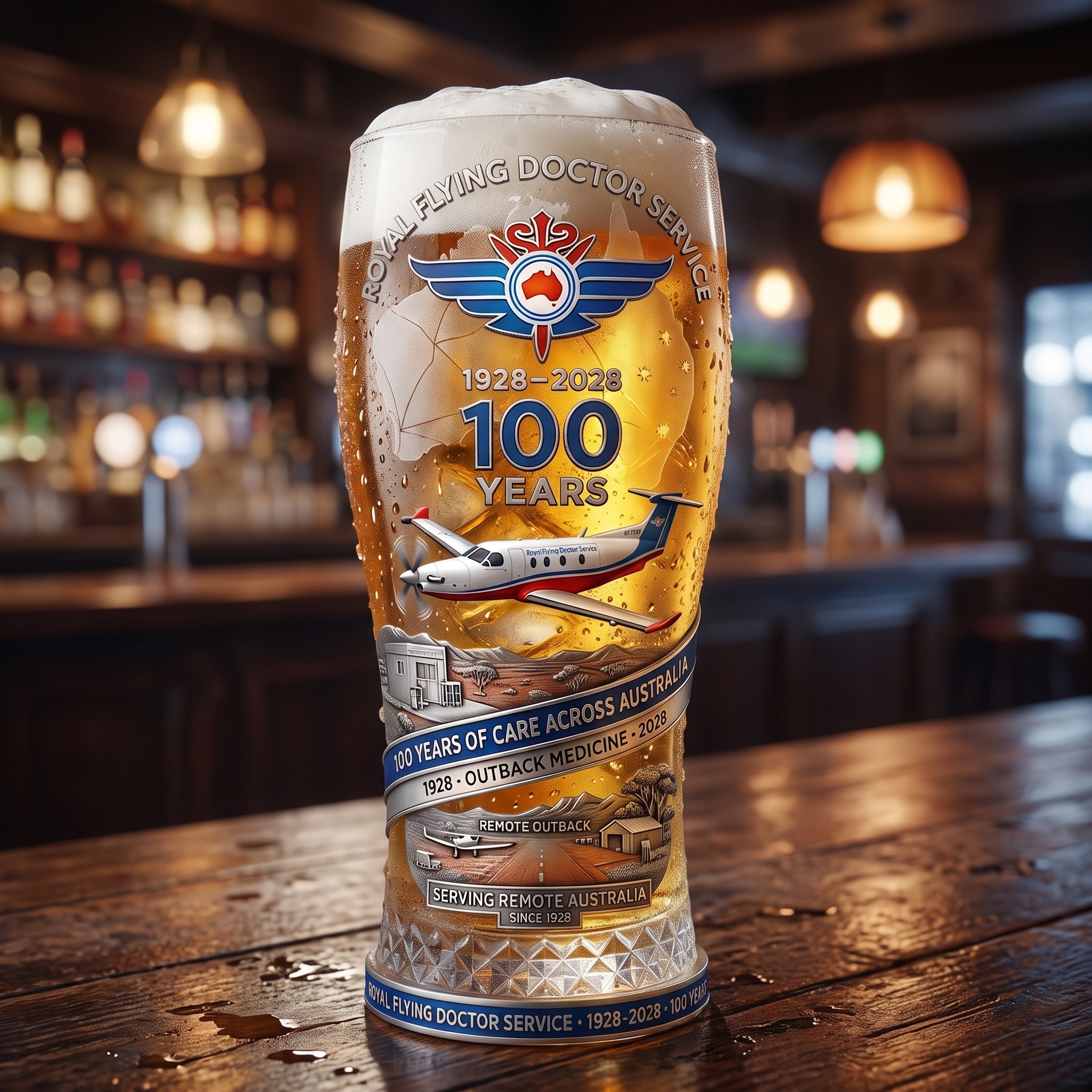 100 Years Collector Glass