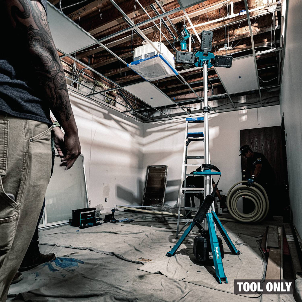 🔥 Special Offer: 15,000-Lumen Cordless LED Tower Light | 3 Adjustable Heads, 8 ft. Height — Light Only