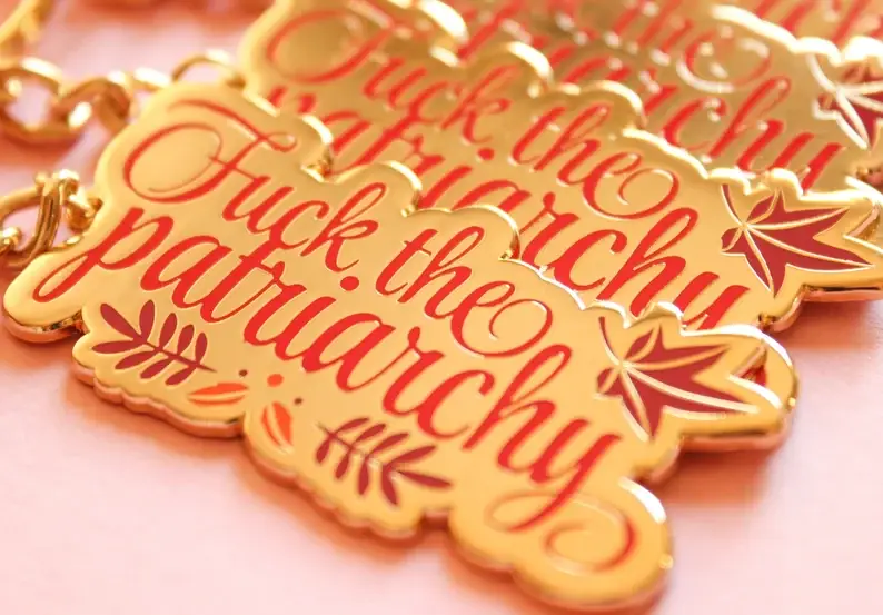 F*ck the Patriarchy Keychain