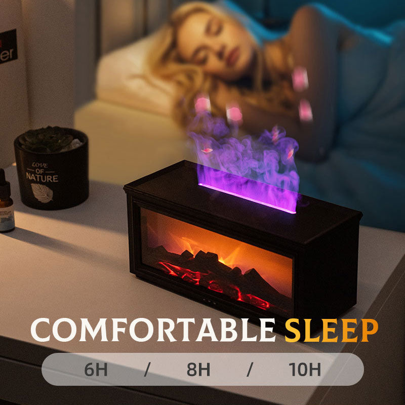 Humidifier With Vintage Fireplace