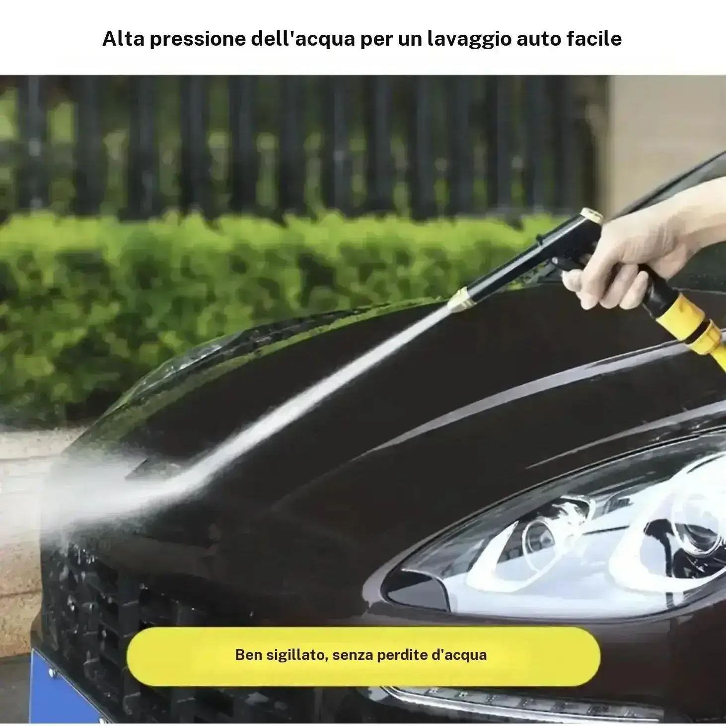 Portable High Pressure Water Sprayer, Adjustable Garden Hose Nozzle Sprayer, Car Washing & Maintenance Tool, Pet Cleaning Tool & Dealsforyoudays
