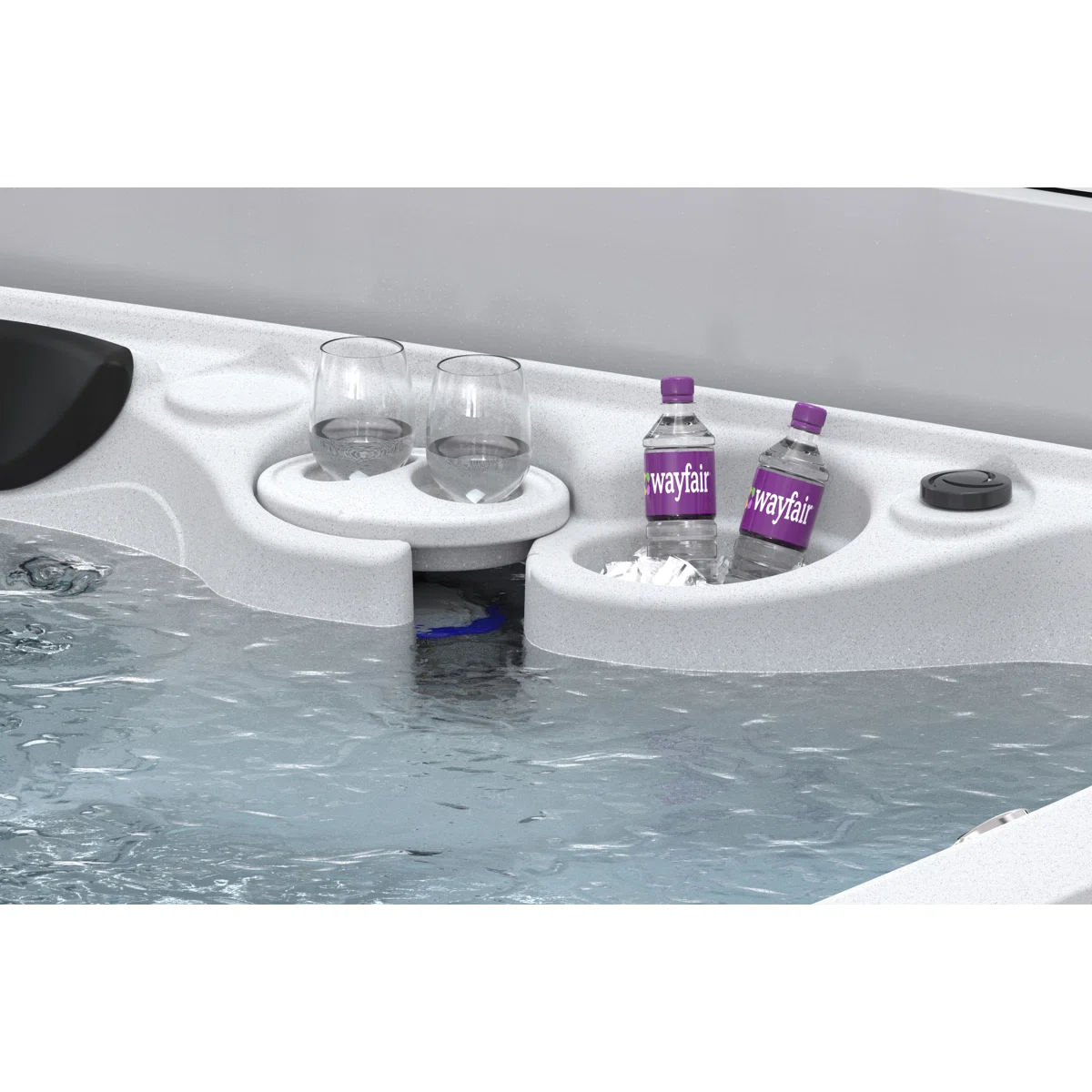 DayDream 3500 Ensemble 7-Person 35-Jet Plug & Play Hot Tub with Ozonator AR4-HU2-WTBE