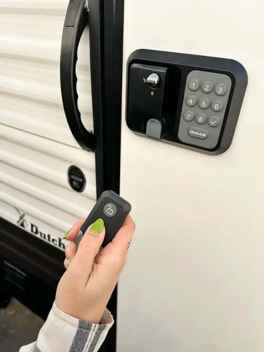 RV Keyless Entry Door Lock - 3-in-1 with Full Metal Security