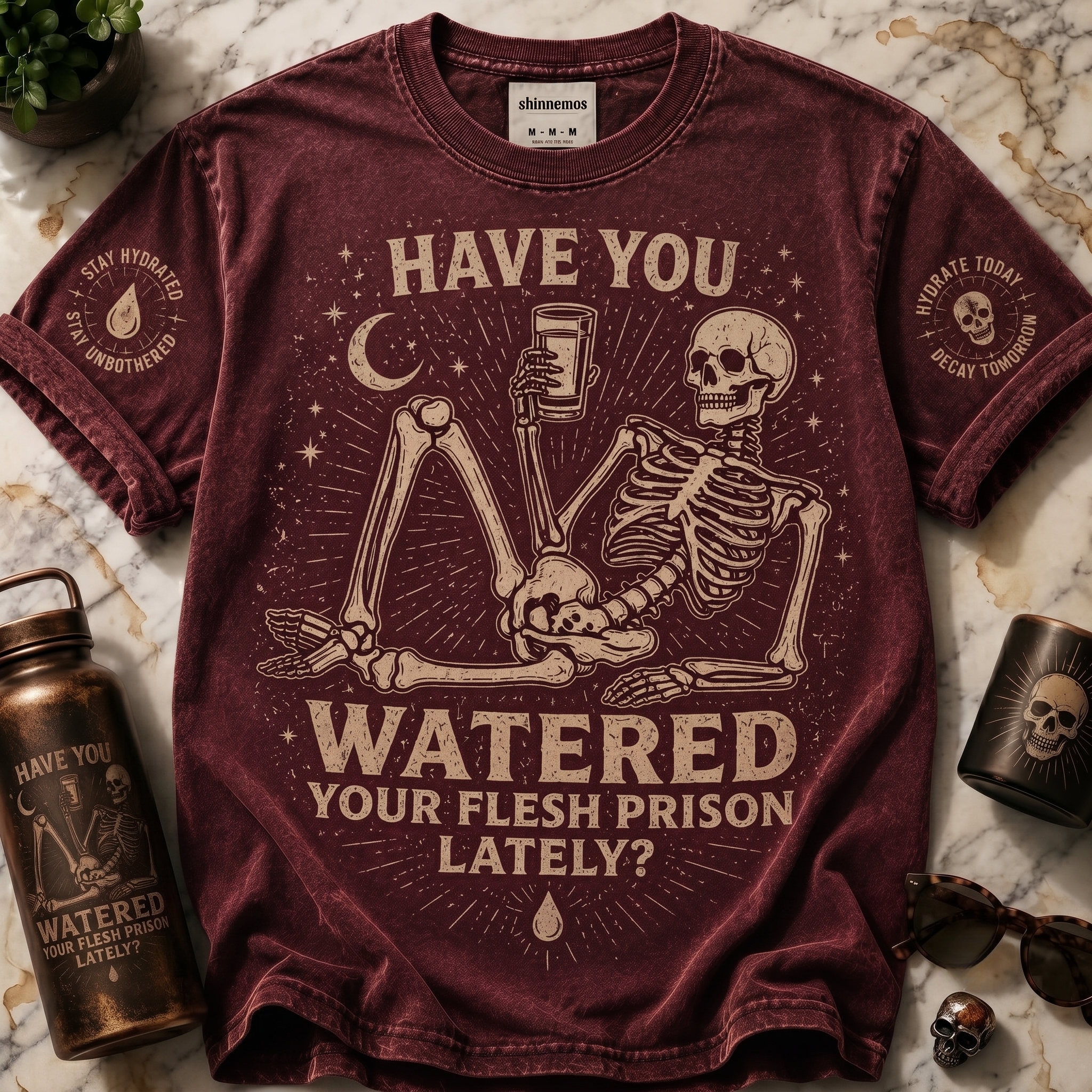 Water Your Flesh Prison Funny T-shirt