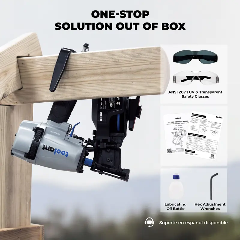 Pneumatic Roofing Nail Gun (Power Tools)
