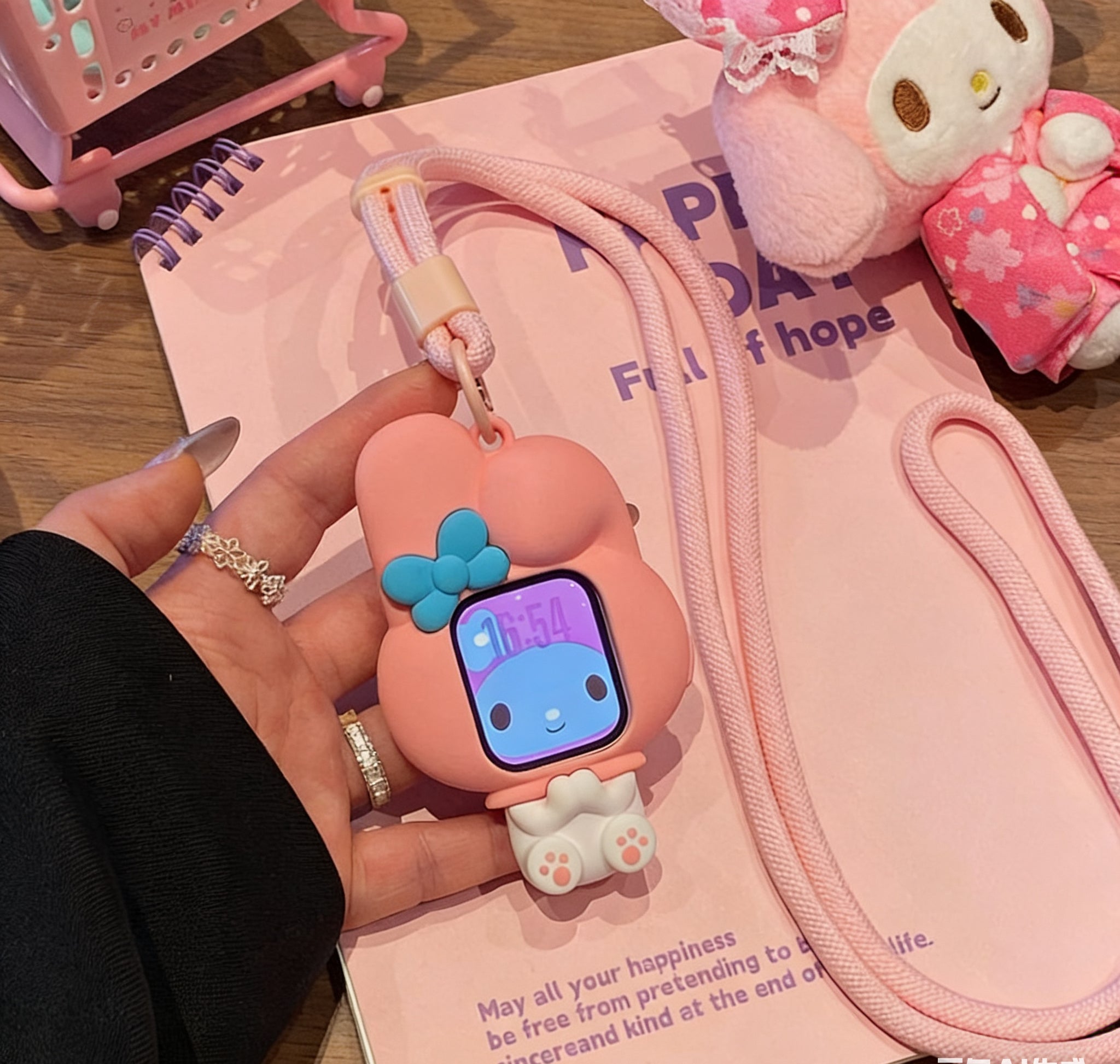 Hellokitty Shape Silicone Apple Watch Case