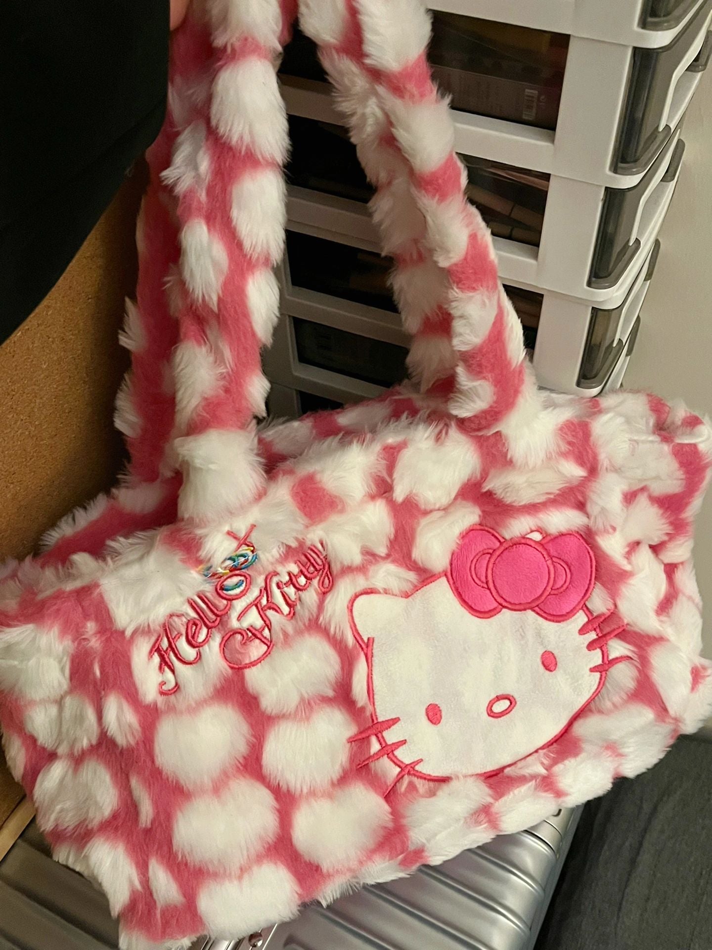 Hellokitty Cute Tote Bags Plush Tote Bag
