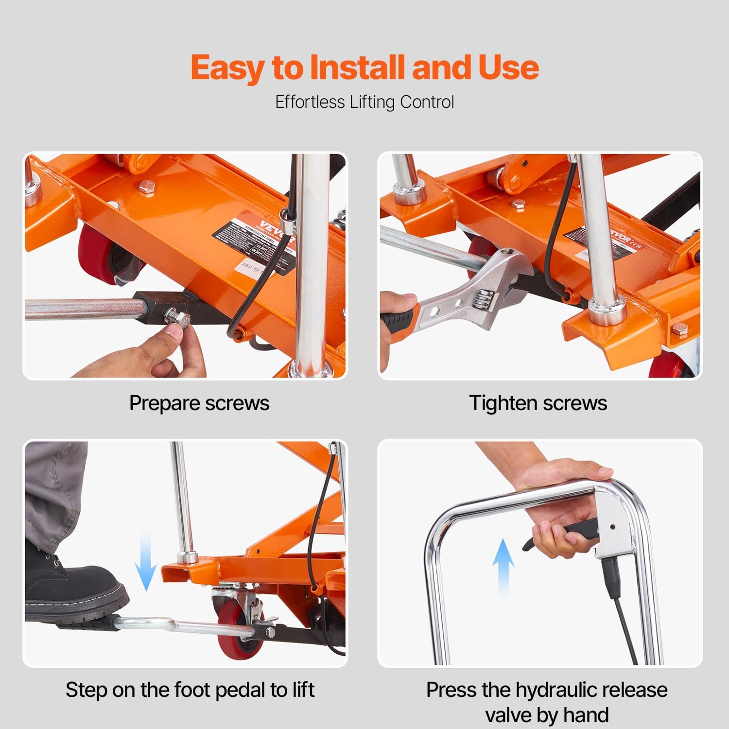 ⚡️Clearance sale Today Only — Hydraulic Lift Table Cart
