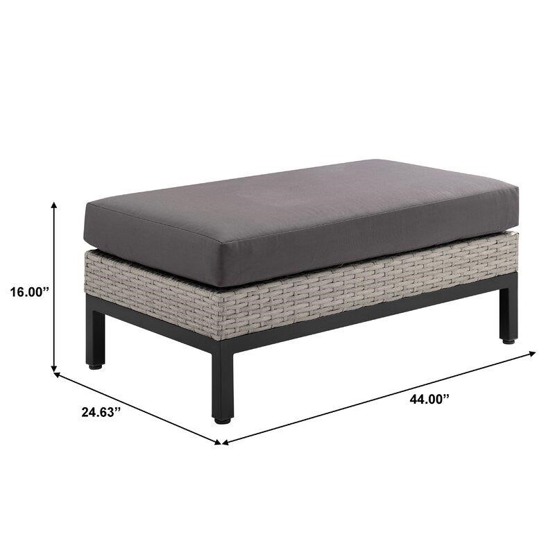 Berger Metal 4 - Person Seating Group with Cushions
