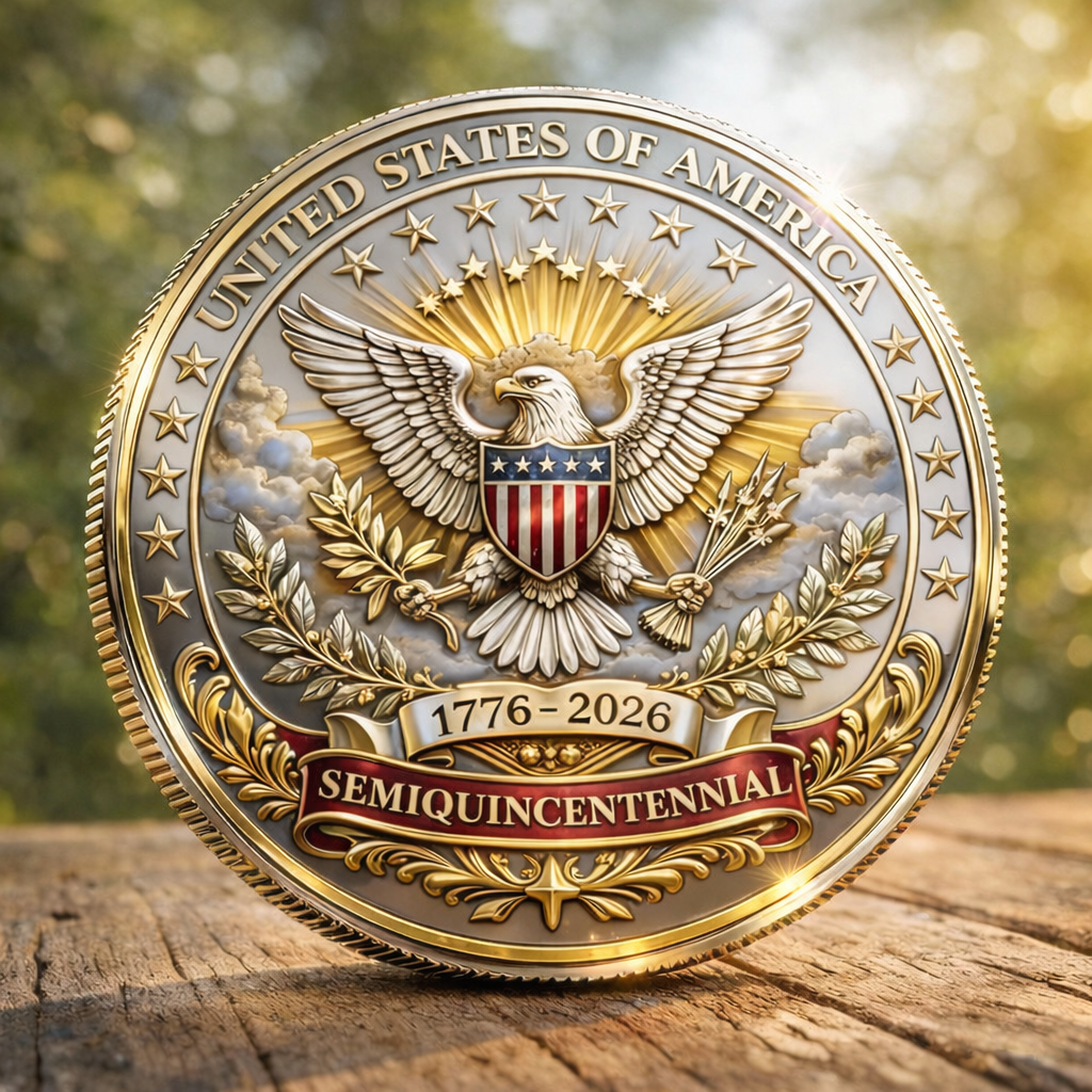 250 Years of Freedom 1776–2026 Commemorative Coin