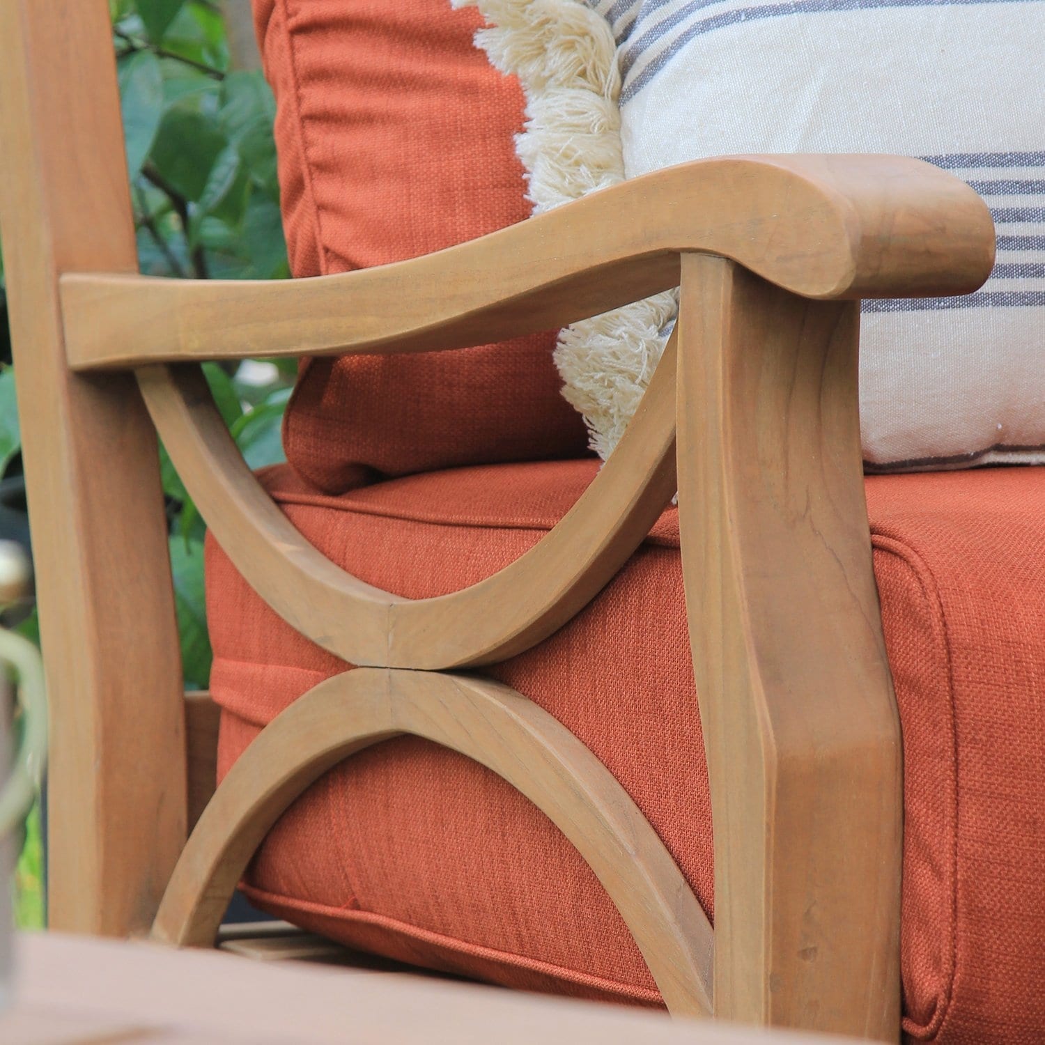 Cambridge Casual Lowell 5-piece Teak Wood Outdoor Conversation Set