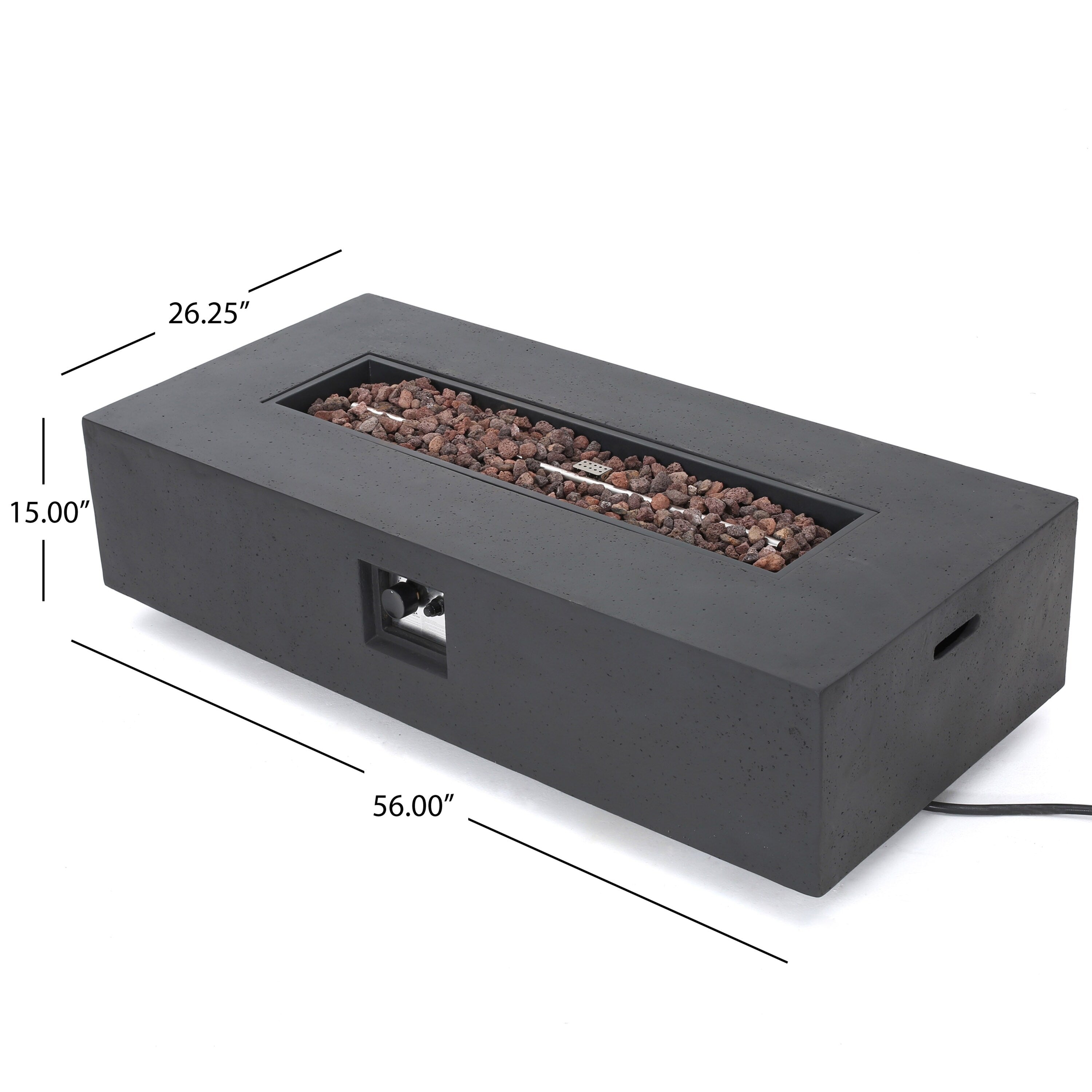 Cape Coral Aluminum 7-piece Sofa Chat Set with Fire Pit by Christopher Knight Home