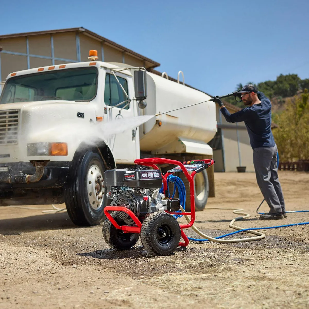 4400 PSI, 4.2 GPM, 13 HP (420cc) Commercial-Duty Pressure Washer, EPA