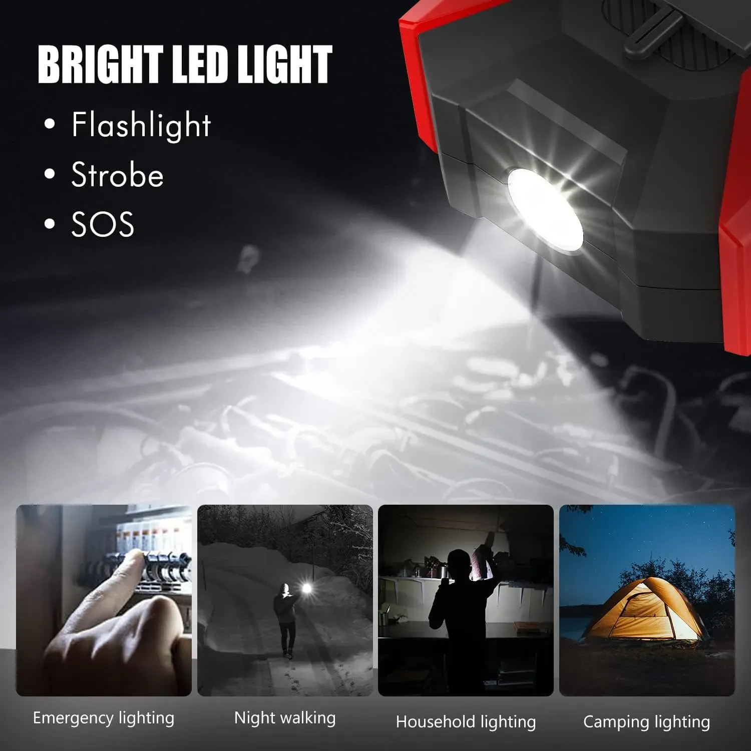 Portable Car Jump Starter with Force Start Function