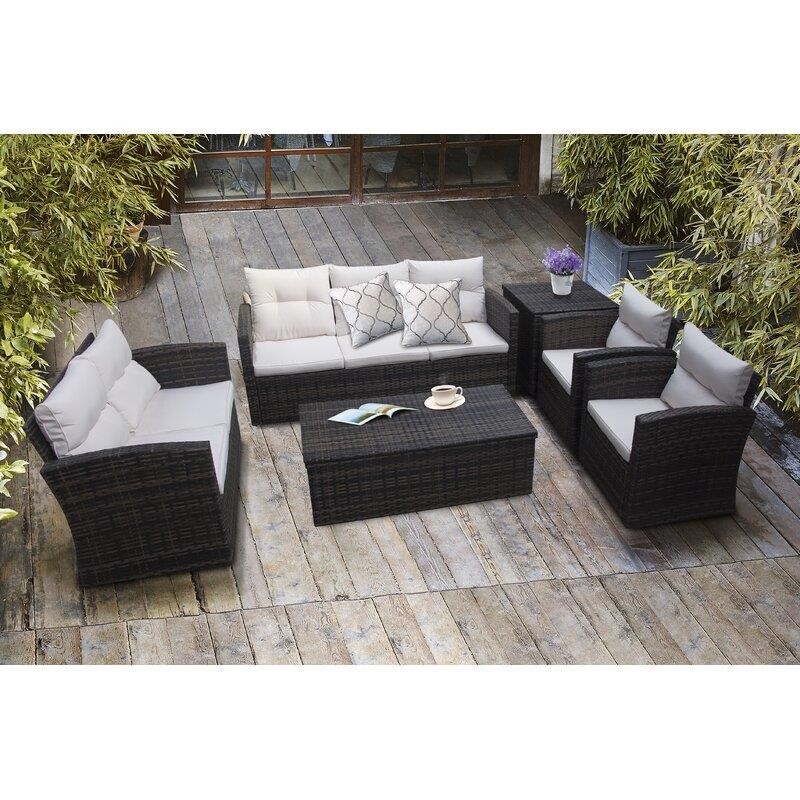 7 - Person Seating Group with Cushions