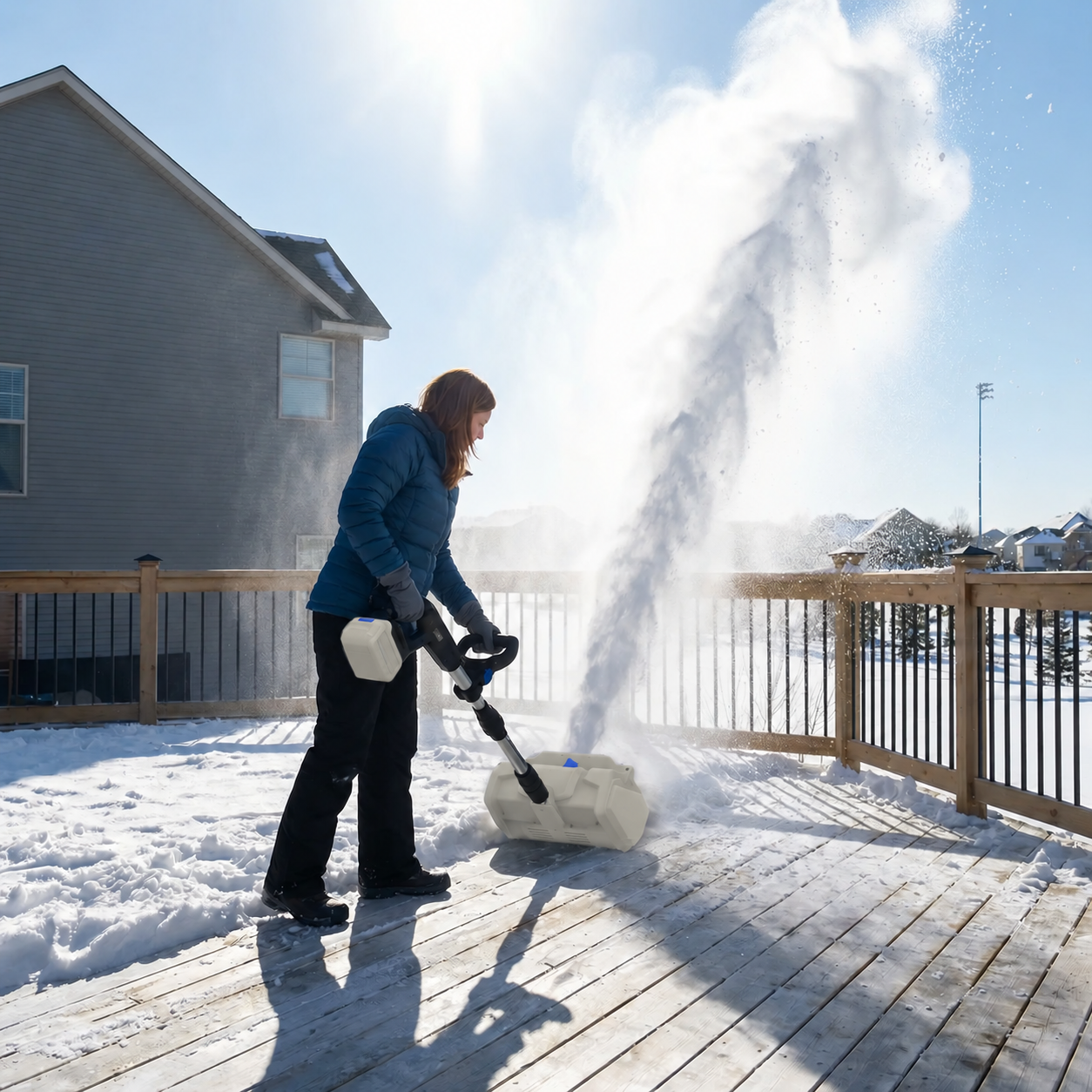 ❄️ Winter Clearance — 20V Cordless Snow Shovel Kit with Battery & Charger ⚡