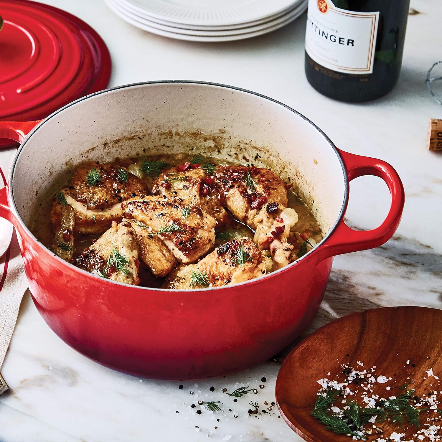 Le Creuset Mixed Material 20-Piece Set - Cerise