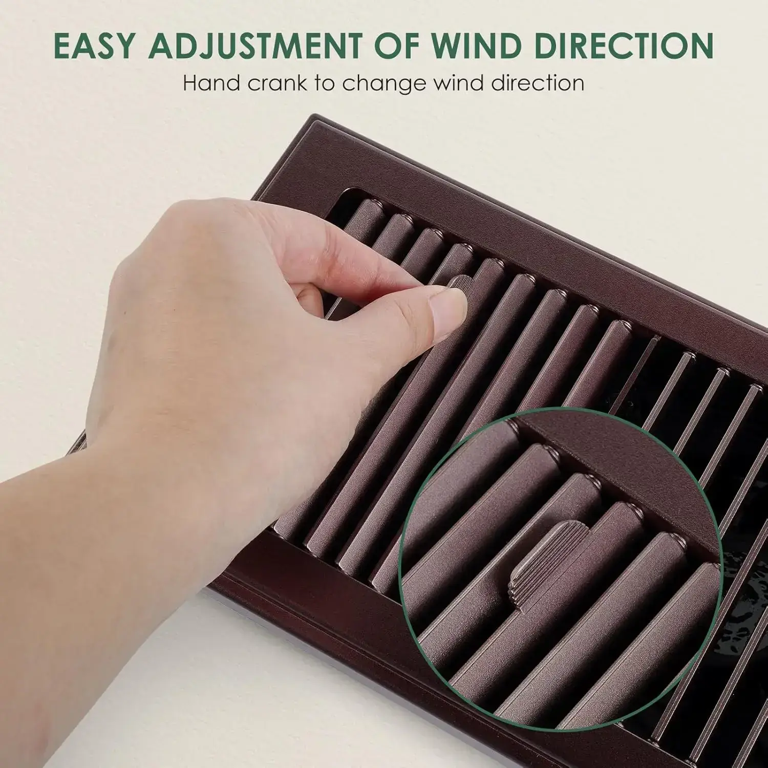 Register Booster Fan for 4” x 10” Vents - 10-Speed Remote Control