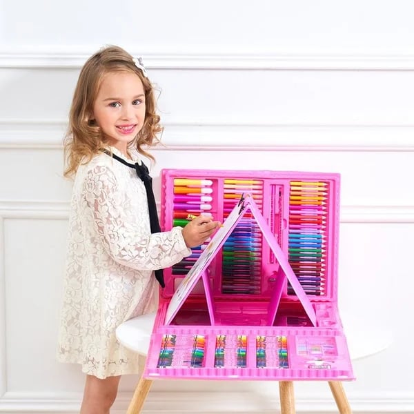 🎨 50% OFF HOT PROMOTION! ✨ Deluxe 6-in-1 Art Creativity Set - Includes Drawing Tools & 12 Colors for Kids' Creative Development 🧑‍🎨🌟