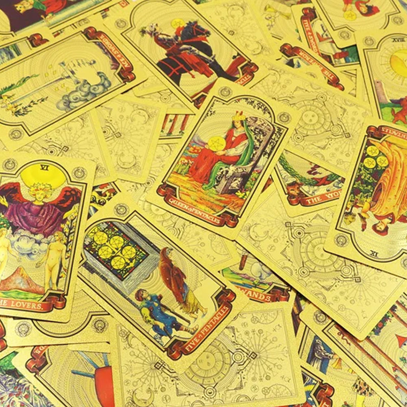 TarotCards – Mystiske gylne tarotkort
