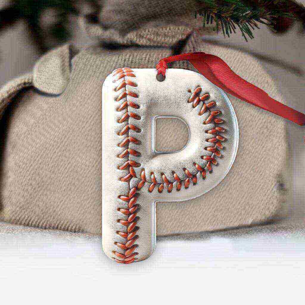 ⚾Personalized Baseball Letter Ornament