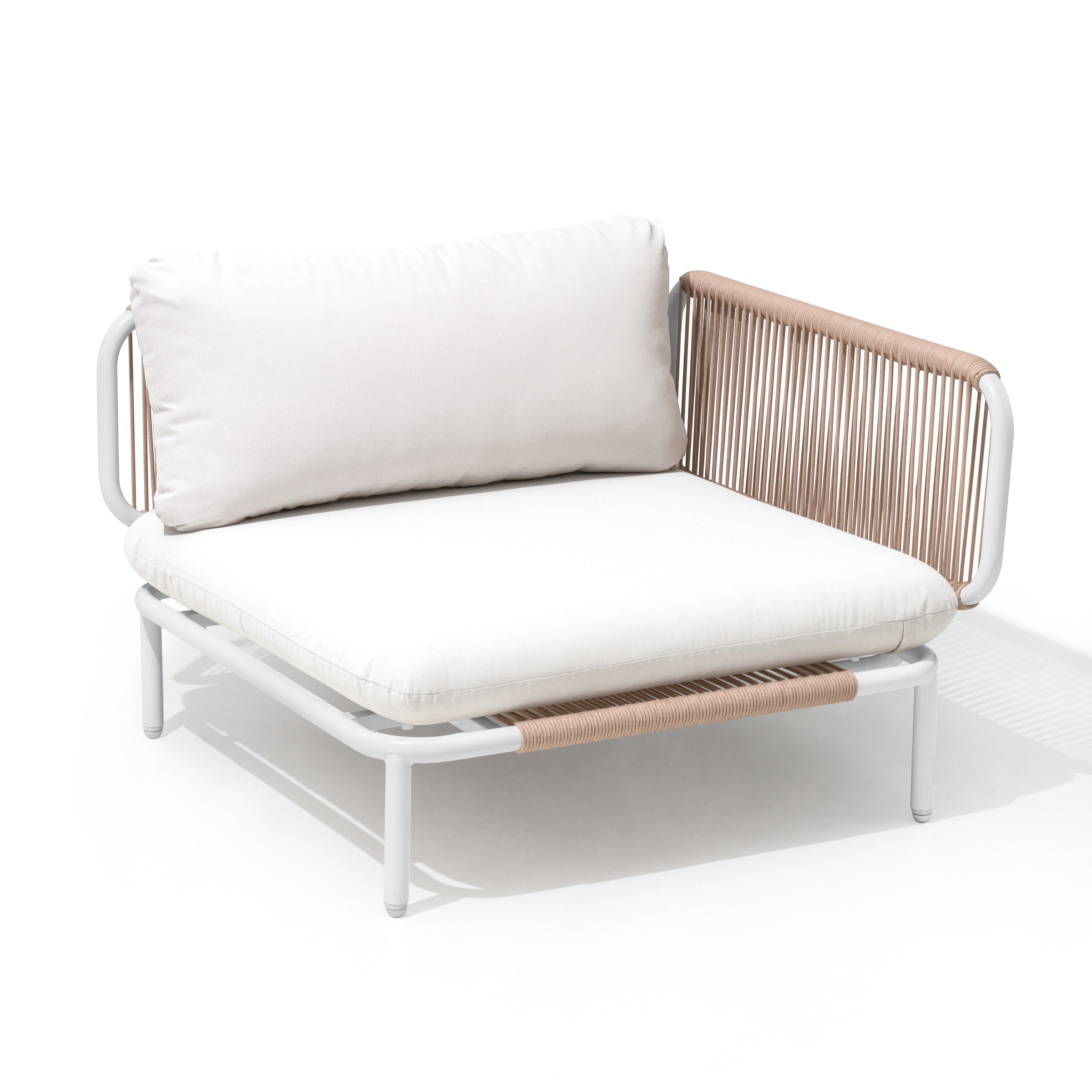 Outdoor Cushioned Sectional Sofa Chat Set Patio Furniture Conversation Set, Free Combination