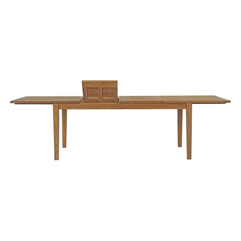 Sidney Rectangular 6 - Person 108.5'' Long Teak Dining Set