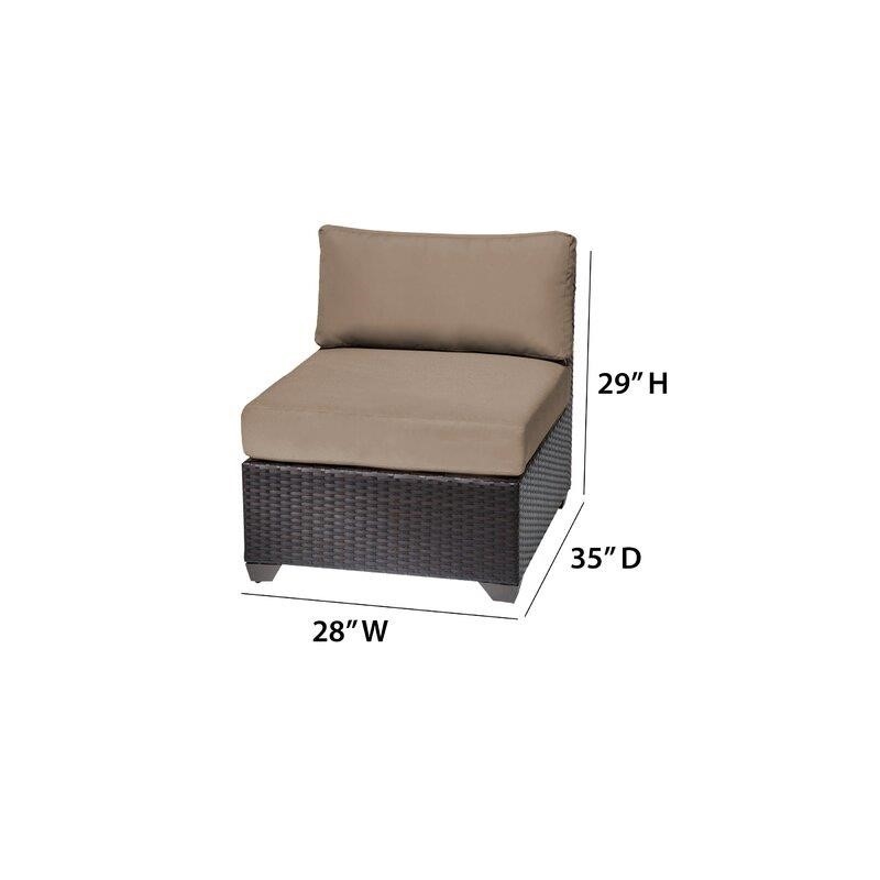Tegan Wicker/Rattan 7 - Person Seating Group with Cushions