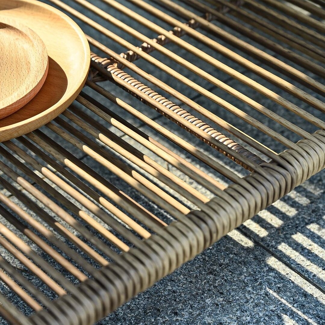 6 PCS Outdoor Patio Furniture Set PE Wicker Sofa Set