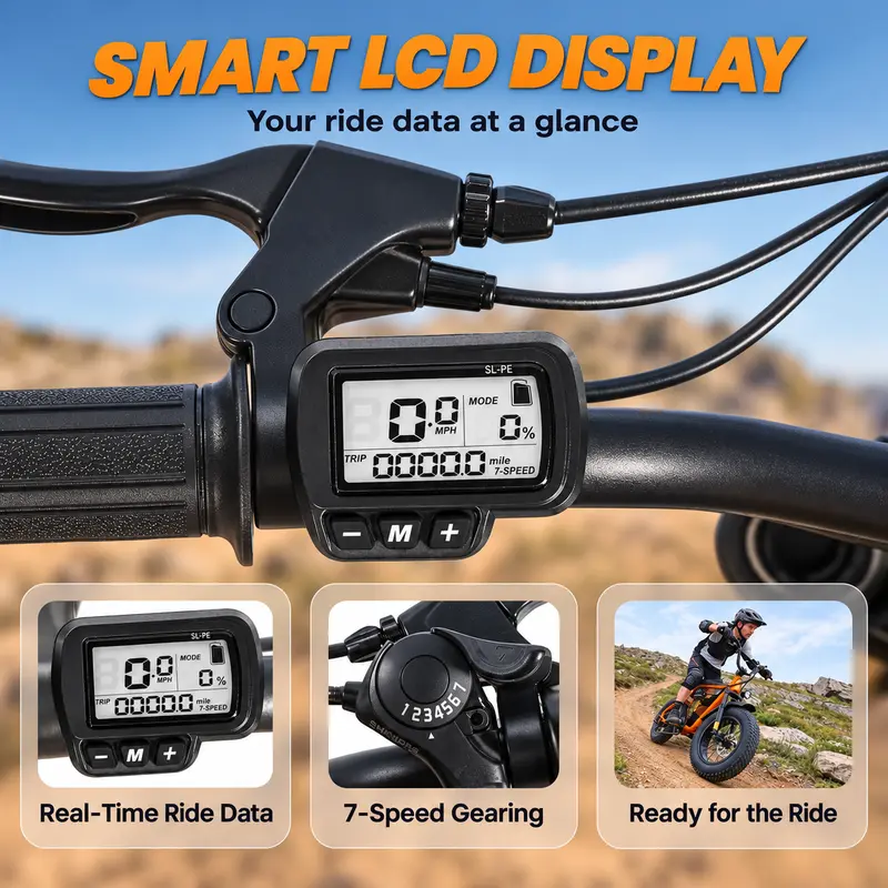 🔥Last Chance Sale🔥V101 1500W Fat Tire Electric Bike