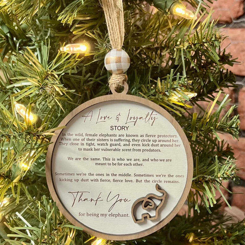 Sisterhood Elephant Gift Decoration